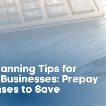 Tax Planning Tips